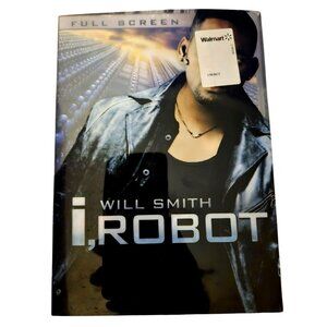 I Robot Full Screen DVD Starring Will Smith Sci-Fi Action Movie